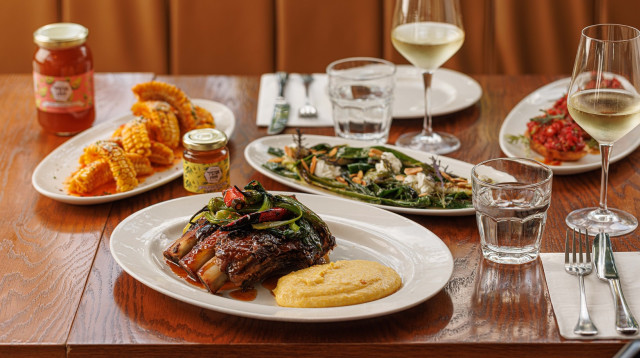 תפריט הדבש בעמק בראסרי (צילום: חיים יוסף)