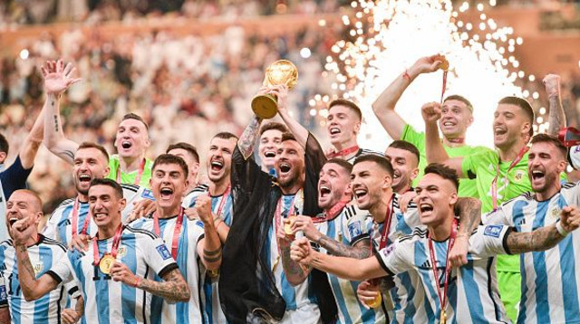 נבחרת ארגנטינה אלופת העולם 2022 (צילום: BSR Agency)
