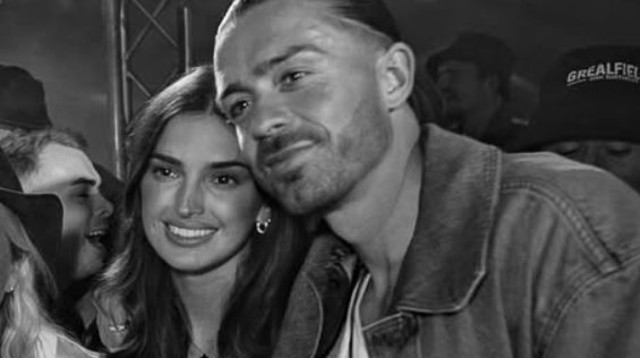 ג'ק גריליש ובת זוגו (צילום: מסך, אינסטגרם)