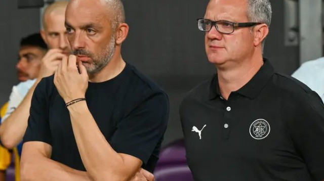 ההגרלה הראשונה ב-13:00, השנייה ב-14:00. מנספורד ולאזטיץ' (צילום: ברני ארדוב)