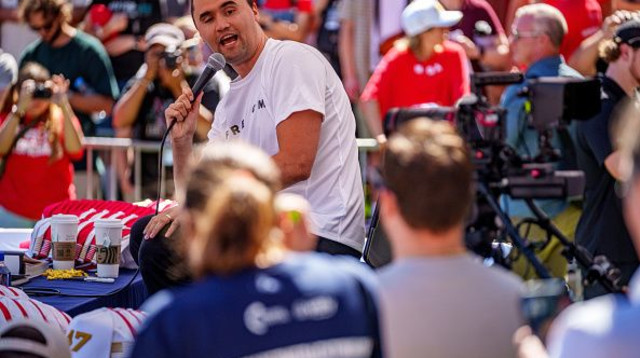 צ'ארלי קירק באוניברסיטת יוטה וואלי (צילום: The Salt Lake Tribune)