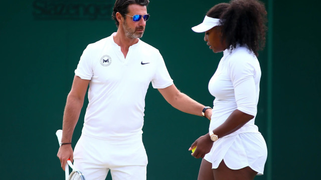 סרינה וויליאמס עם המאמן פטריק מוראטוגלו ב-2016 (צילום: GettyImages, Jordan Mansfield)