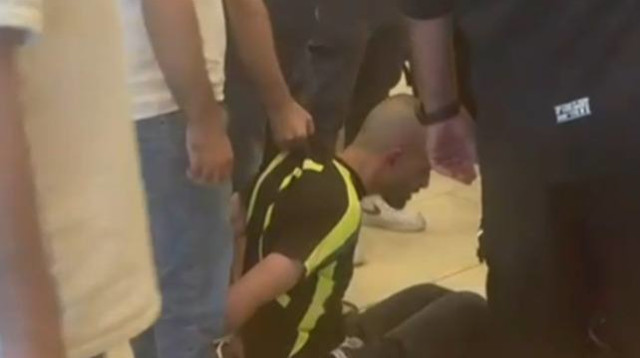 פיגוע הדקירה בקיבוץ מצובה. מעצר החשוד (צילום: שימוש לפי סעיף 27א')