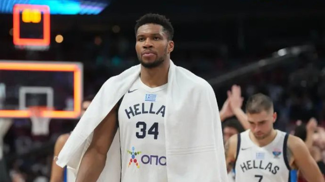 הפנים אומרות הכל. יאניס (צילום: GettyImages, GINTS IVUSKANS/AFP)