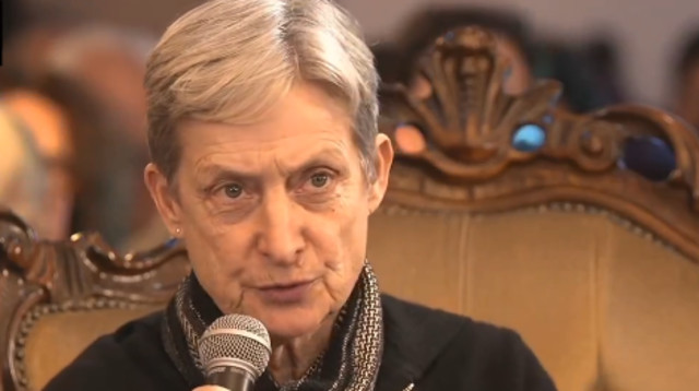 ג'ודית באטלר  (צילום: צילום מסך רשת X)