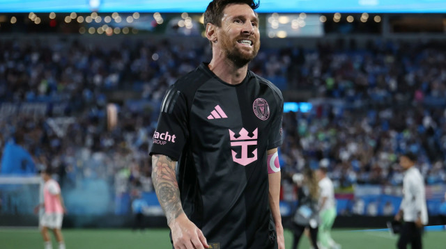 שחקן אינטר מיאמי ליאונל מסי (צילום: GettyImages, David Jensen)