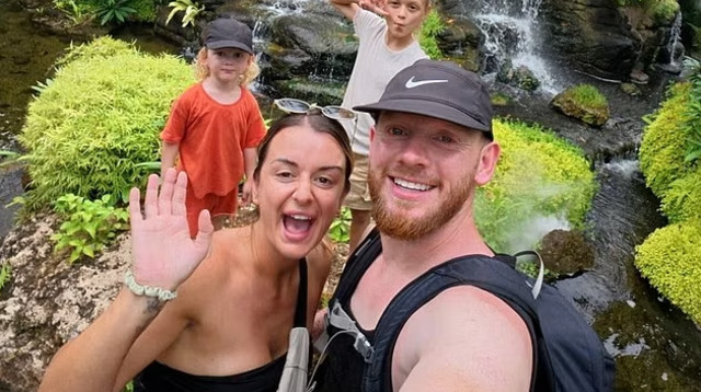 ג׳וש קייט והילדים (צילום: צילום מסך)