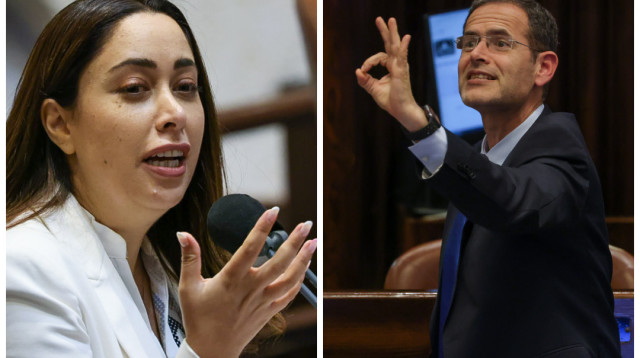 מאי גולן, משה סעדה (צילום: נועם מושקוביץ, דוברות הכנסת)