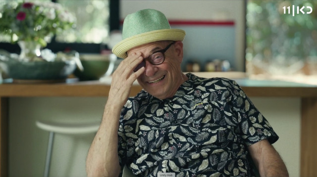 "דורי בן זאב פלוס כאב". דורי בן זאב מתארח אצל רוני קובן בכאן 11 (צילום: צילום מסך כאן 11)