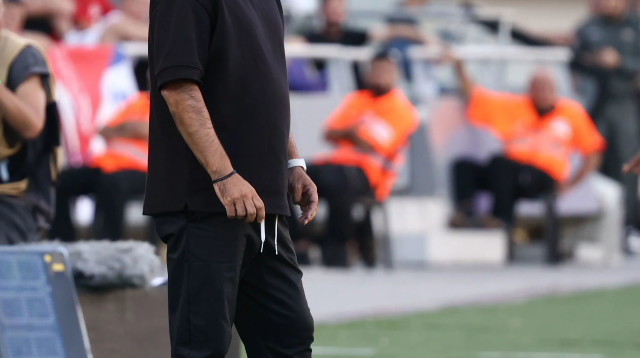 אדהם האדיה מאמן מ.ס. כפר קאסם (צילום: דני מרון)