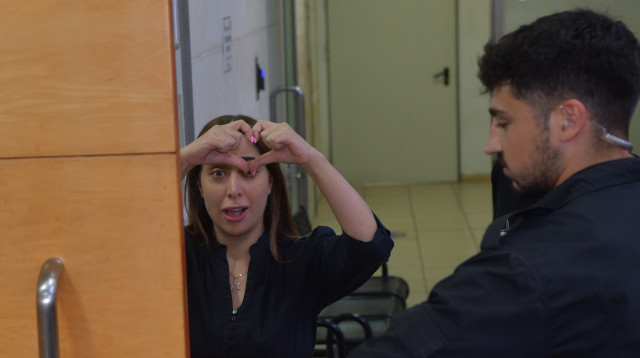 מאי גולן בבית המשפט (צילום: אבשלום ששוני)