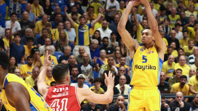 שחקן מכבי תל אביב ווייד בולדווין (צילום: דני מרון)