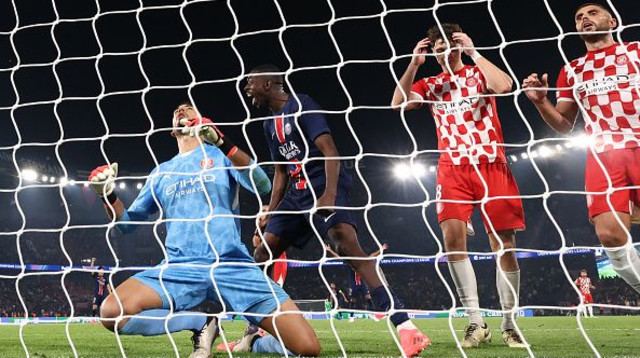 גזאניגה ברגע המביך (צילום: Gettyimages)