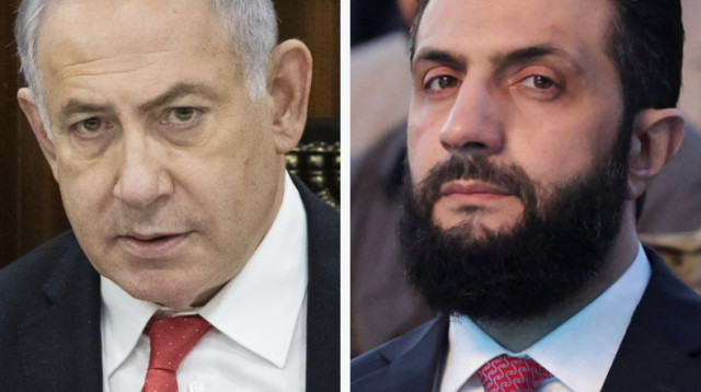 אחמד א-שרע (אל ג'ולאני), בנימין נתניהו (צילום: הדס פרוש, פלאש 90,REUTERS/Zorana Jevtic)