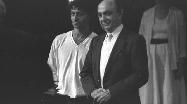 סשה ארגוב ומתי כספי (צילום: חנינה הרמן לעמ)