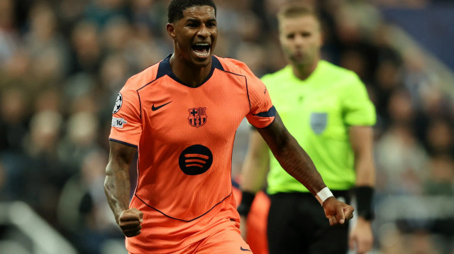 מרכוס רשפורד, שחקן ברצלונה (צילום: רויטרס)