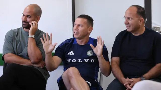 ברק בכר, גל אלברמן ואיציק עובדיה (צילום: מאור אלקסלסי)