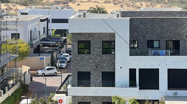 הרקטה ששוגרה מעזה לאשדוד (צילום: רשתות חברתיות, שימוש לפי סעיף 27 א')