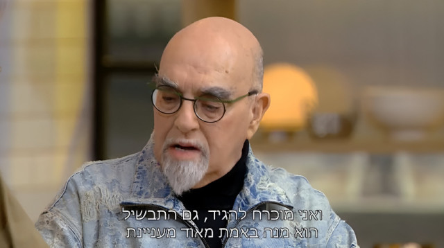 ישראל אהרוני (צילום: צילום מסך קשת 12)