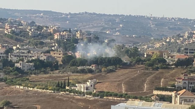 תקיפה בבינת ג'בייל (צילום: רשתות ערביות, שימוש לפי סעיף 27 א')