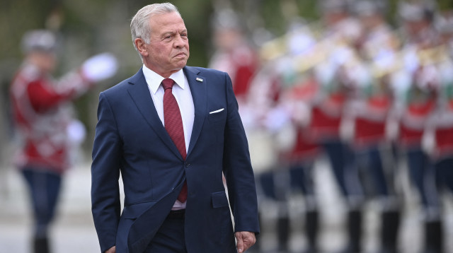 מלך ירדן (צילום: NIKOLAY DOYCHINOV/AFP via Getty Images)