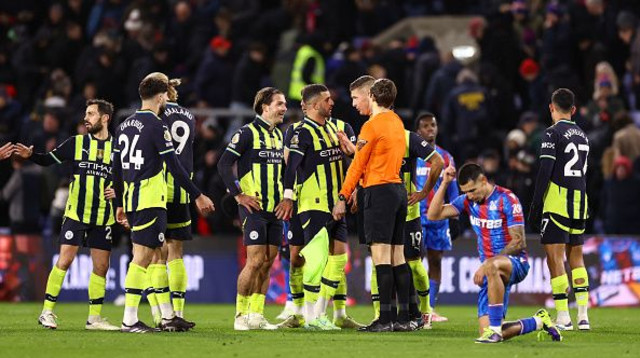 שחקני מנצ'סטר סיטי (צילום: Gettyimages)