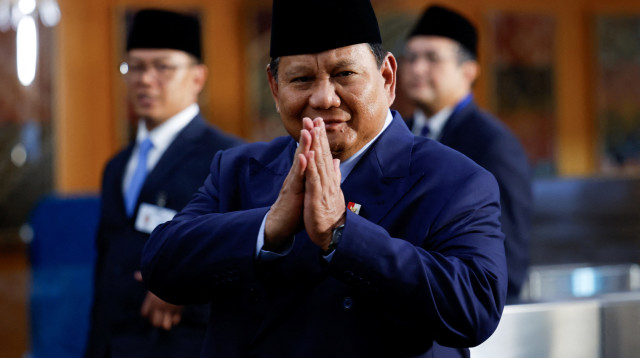 נשיא אינדונזיה פרבואו סוביאנטו בעצרת האו"ם (צילום: REUTERS/Kylie Cooper)