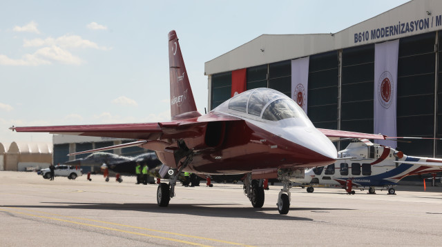 מטוס הקרב החמקן KAAN (צילום: Yavuz Ozden/ dia images via Getty Images)