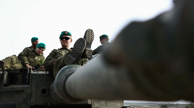 אימון של כוח נאט"ו (צילום: רויטרס)