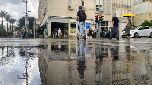 גשמים (צילום: אבשלום ששוני)