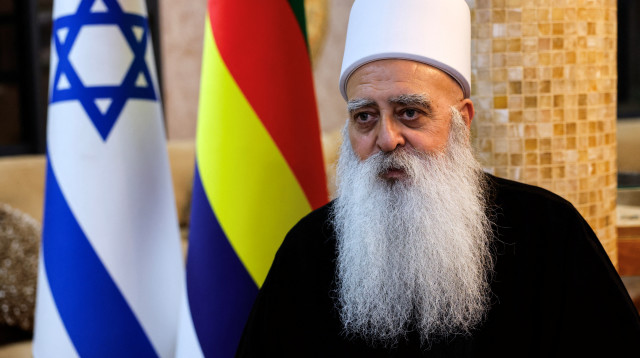  השייח' מוואפק טריף, המנהיג הרוחני של העדה הדרוזית בישראל (צילום: רויטרס)