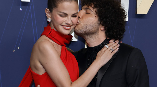 סלינה גומז ובני בלנקו (צילום: Frazer Harrison/Getty images)