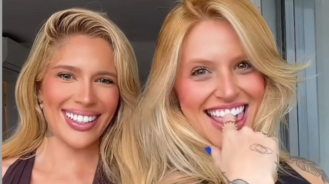 קסיה לורנסו וקרולין לימה (צילום: מסך, אינסטגרם)