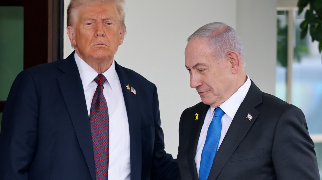 בנימין נתניהו, דונלד טראמפ (צילום: REUTERS/Jonathan Ernst)