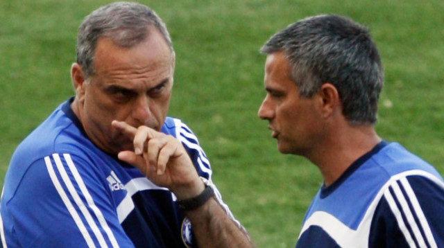 אברהם גרנט ומוריניו (צילום: צילום מסך, טוויטר)