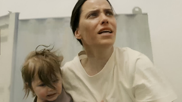 רותם סלע בגילומה של בת שבע יהלומי (צילום: צילום מסך קשת 12)