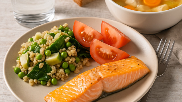 ארוחה מפסקת לקראת צום כיפור  (צילום: מעריב אונליין)