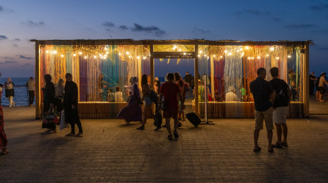 סוכה ביפו (צילום: איל תגר)