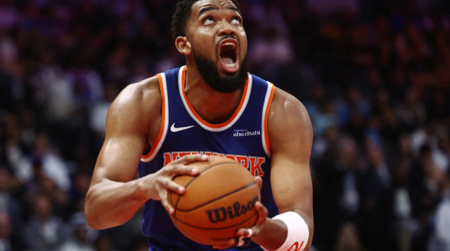 שחקן ניו יורק ניקס, קארל אנתוני טאונס (צילום: רויטרס)