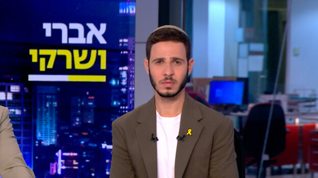 יאיר שרקי בערוץ 12 (צילום: קשת 12)