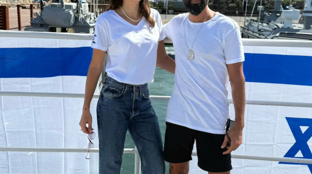 מסעב חסן יוסף - "בן החמאס", ונטלי דדון (צילום: יחצ)