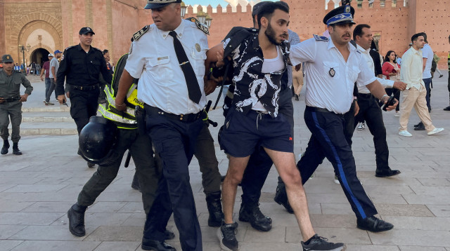 הפגנות במרוקו (צילום: REUTERS/Ahmed El Jechtimi)