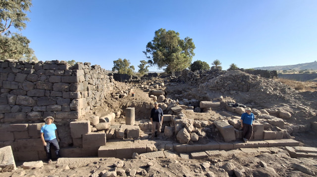 בית כנסת קדום בשמורת הטבע יהודייה (צילום: מיכאל אזבנד)