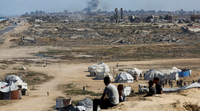 הרס בעזה (צילום: REUTERS/Mahmoud Issa)