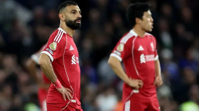 במקום שיבקיע שער מבישול מושלם של ווירץ, הוא החטיא ודיכא את שניהם. סלאח (צילום: רויטרס)