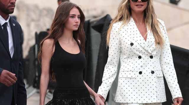 היידי קלום ובתה לני (צילום: Jacopo Raule/Getty Images)