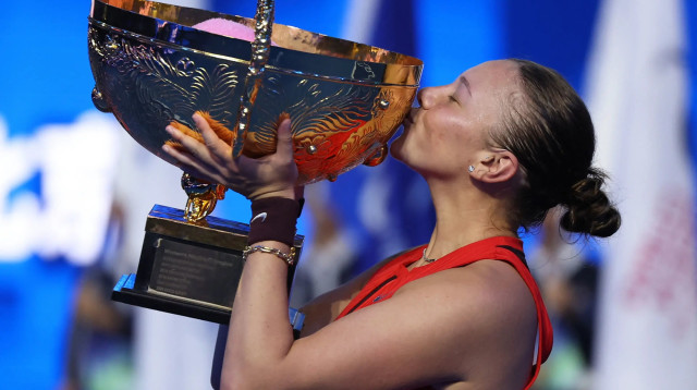 אמנדה אניסימובה טניסאית אמריקאית, זוכת טורניר בייג'ינג (צילום: רויטרס)