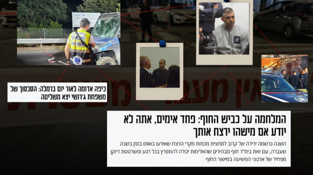  מפת הפשיעה החדשה בישראל (צילום: אבשלום ששוני,פלאש 90,דוברות המשטרה)