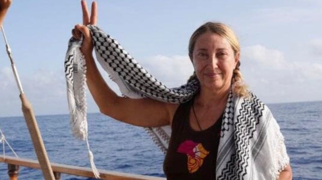 הפעילה הפרו-פלסטינית רייס ריגו סרוויה (צילום: ללא קרדיט)