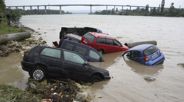 הצפות בבולגריה (צילום: REUTERS/Impact Press Group)